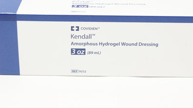 Covidien 9252 Kendall Amorphous Hydrogel Wound Dressing 3oz (89mL)